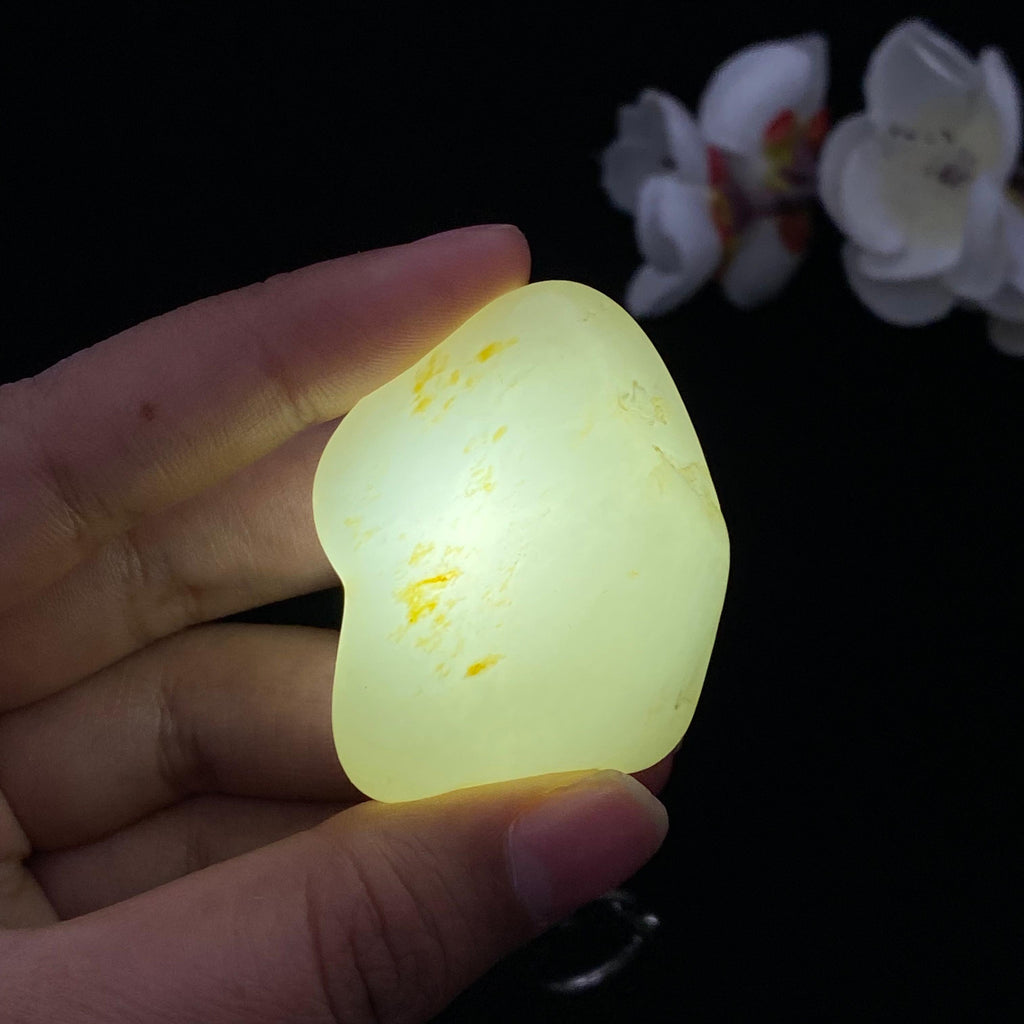 和田玉洒金皮籽料挂件（39.8g）