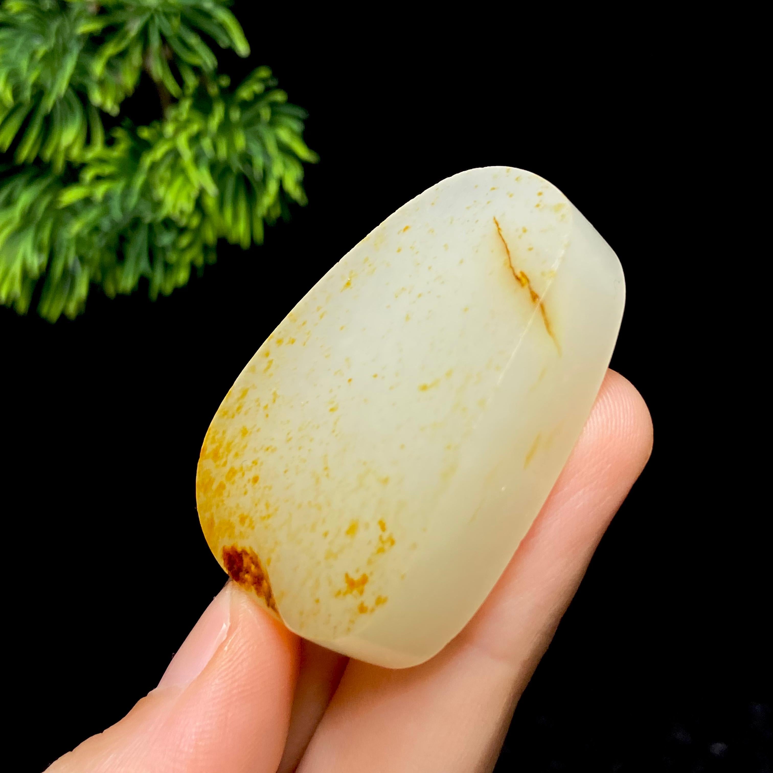 和田玉籽料无事牌（38.5g）