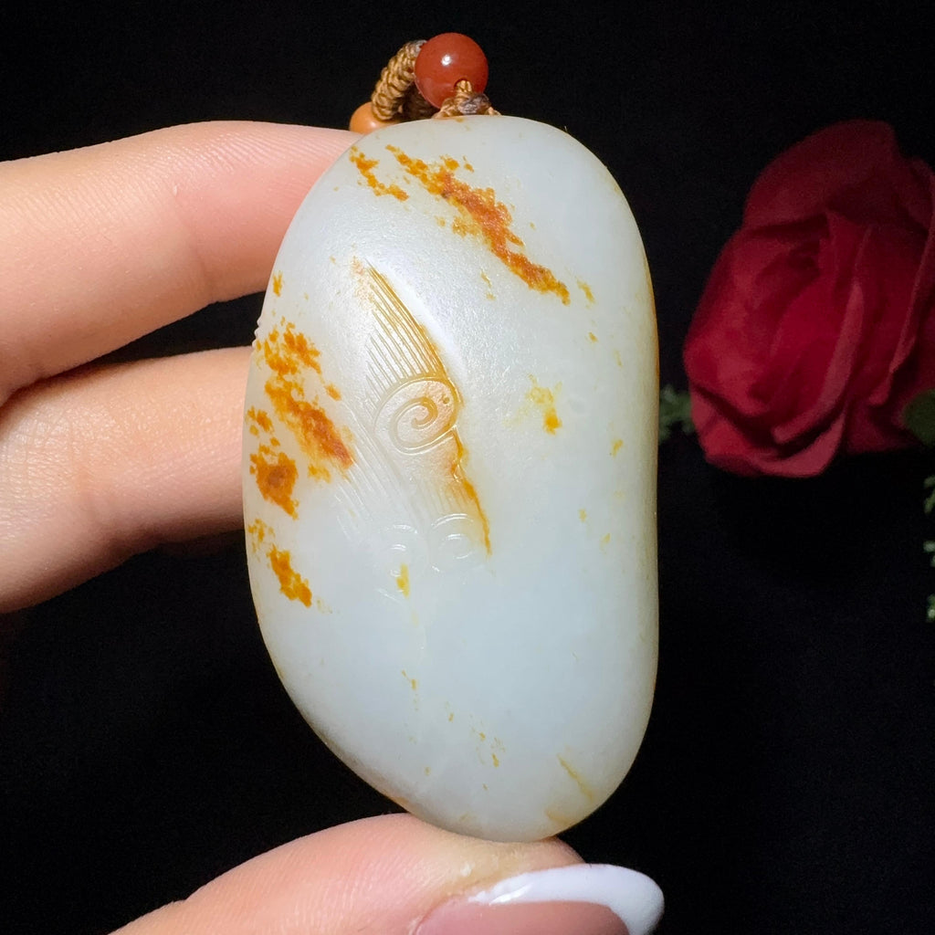 和田玉籽料挂件大日如来（57.8g）
