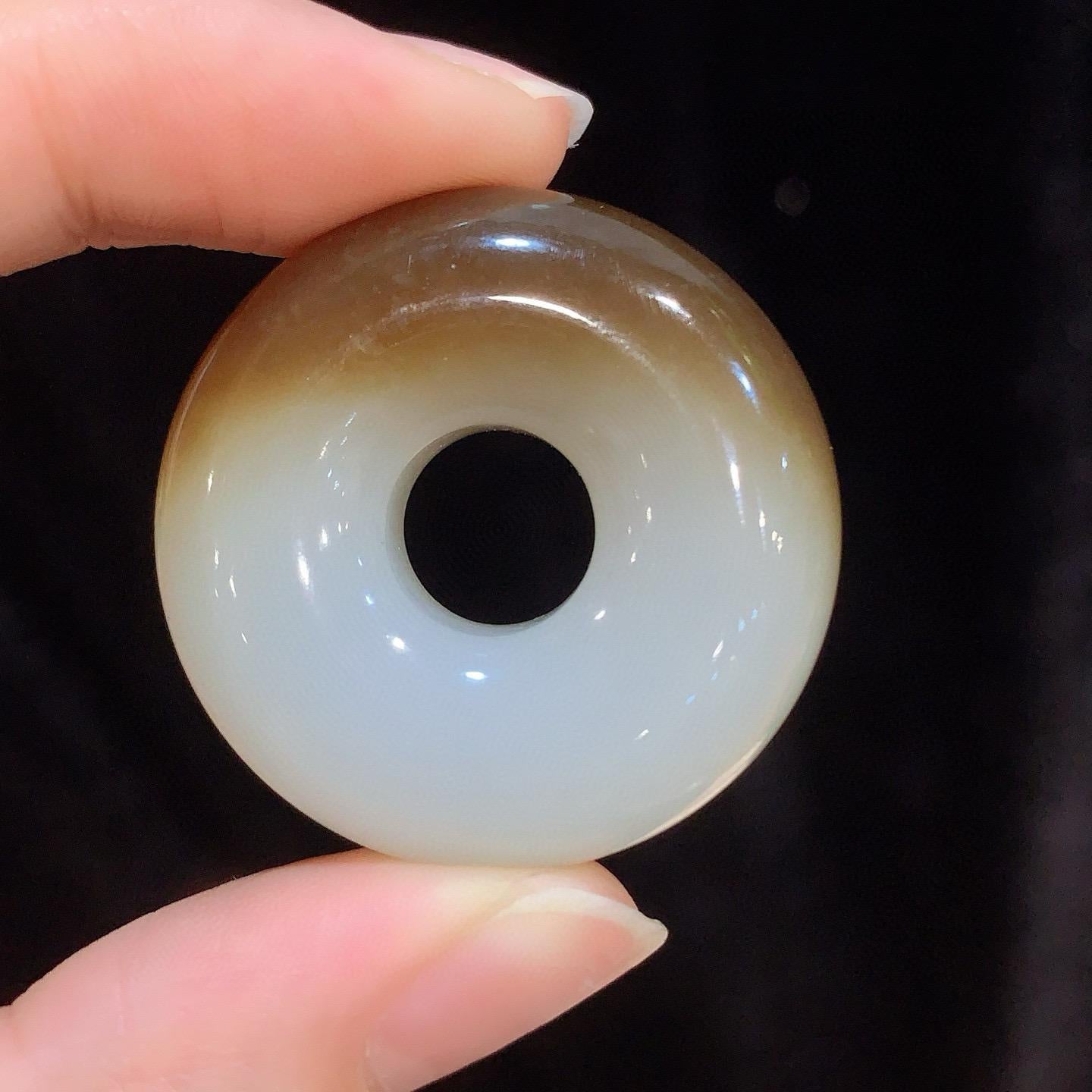 和田玉羊脂白玉平安扣90880884（24.8g）