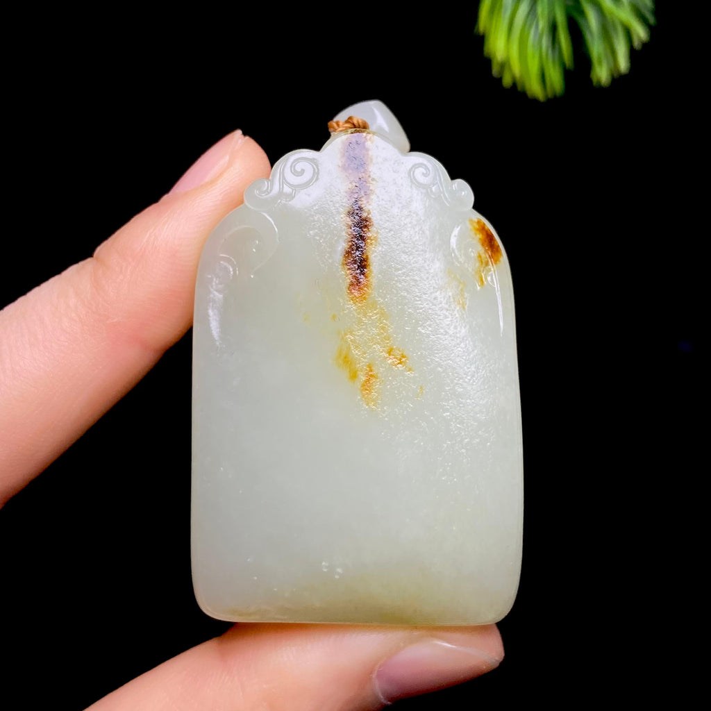 和田玉籽料无事牌（65.9g）