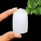秒杀和田玉白玉无事牌（34.3g）
