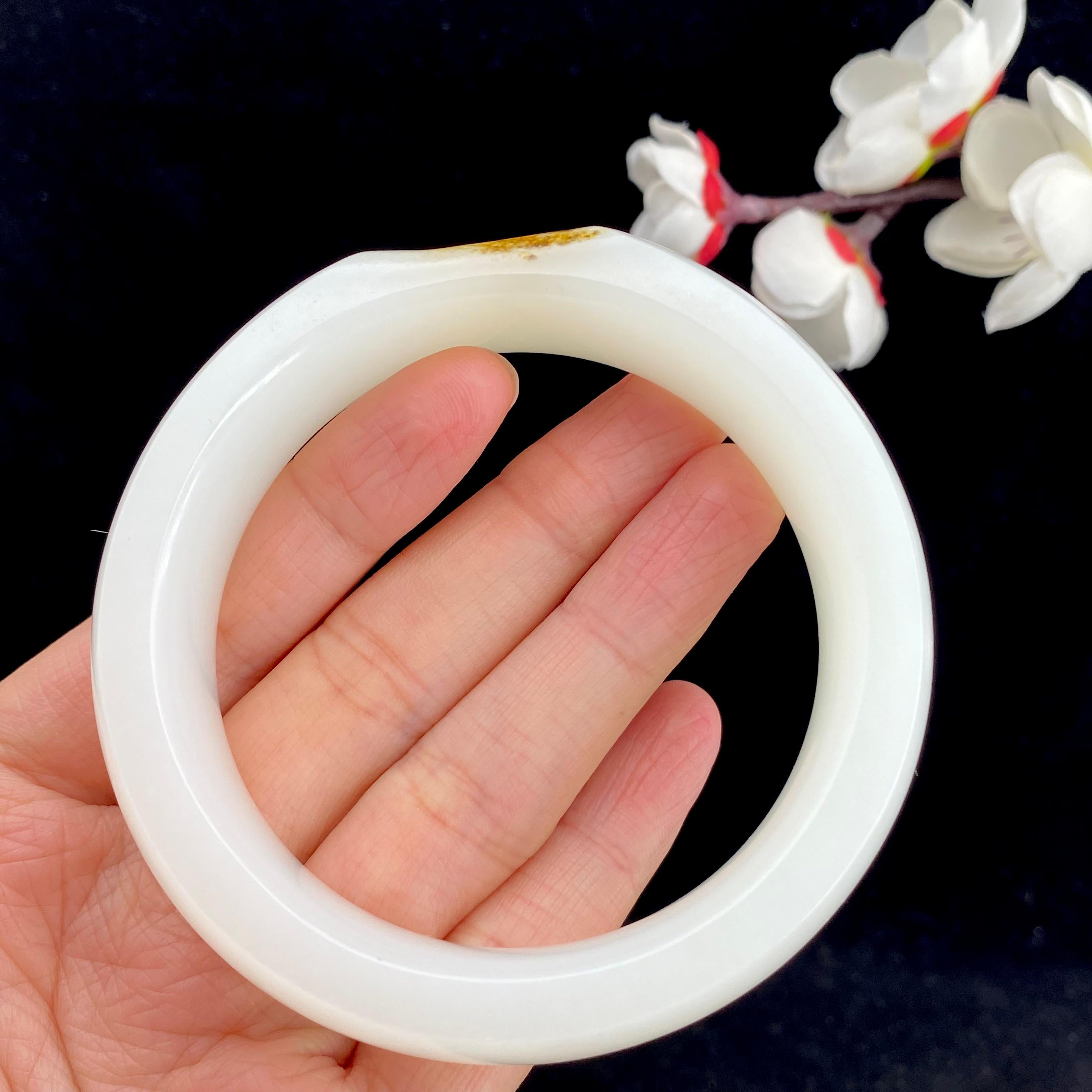 和田玉白玉籽料【手镯】（100g）