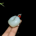 和田白玉外方内圆平安扣（37.3g）