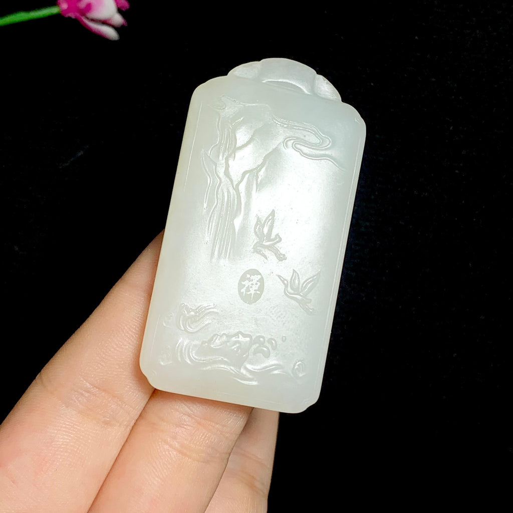 和田山料白玉观音（37.2g）