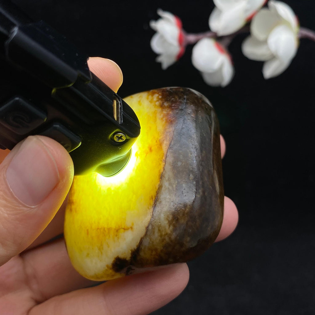 和田玉秋梨皮籽料（101g）