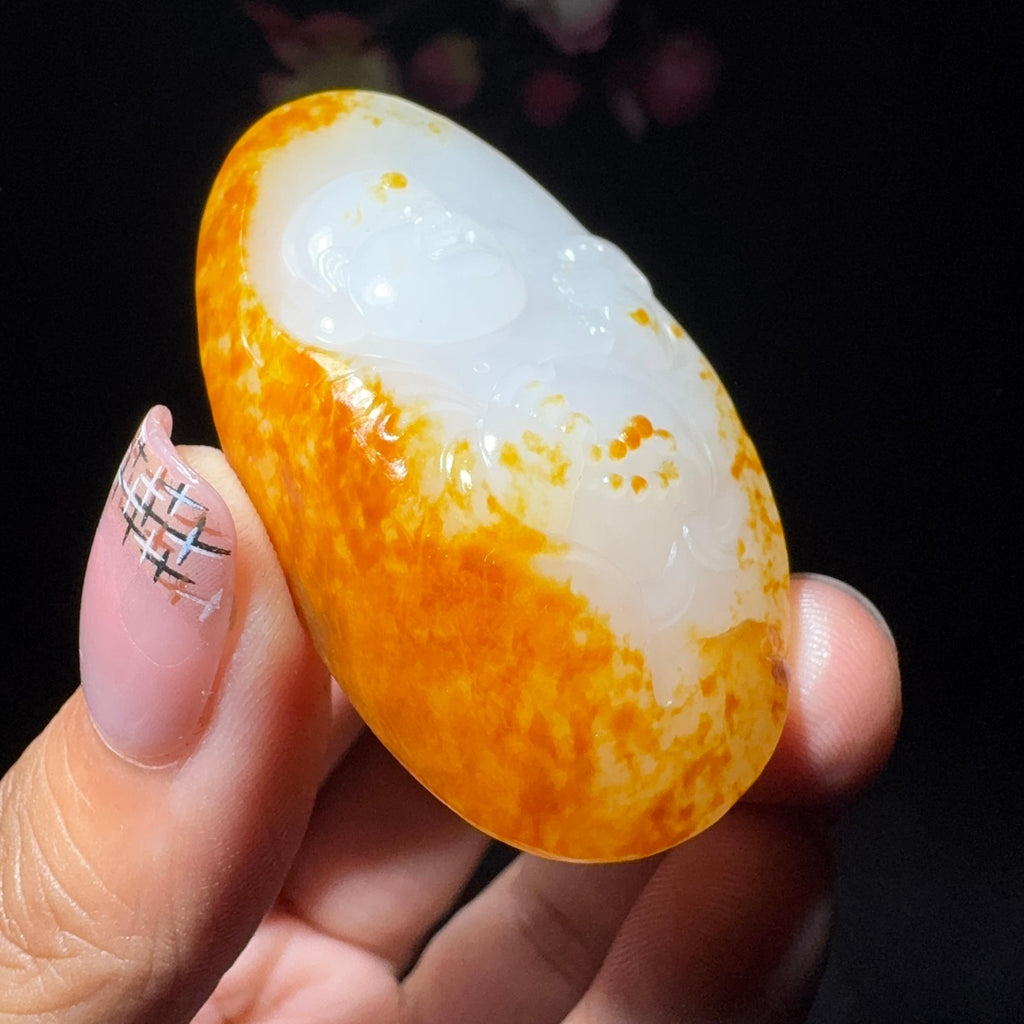 和田玉籽料佛公挂件（23.3g）
