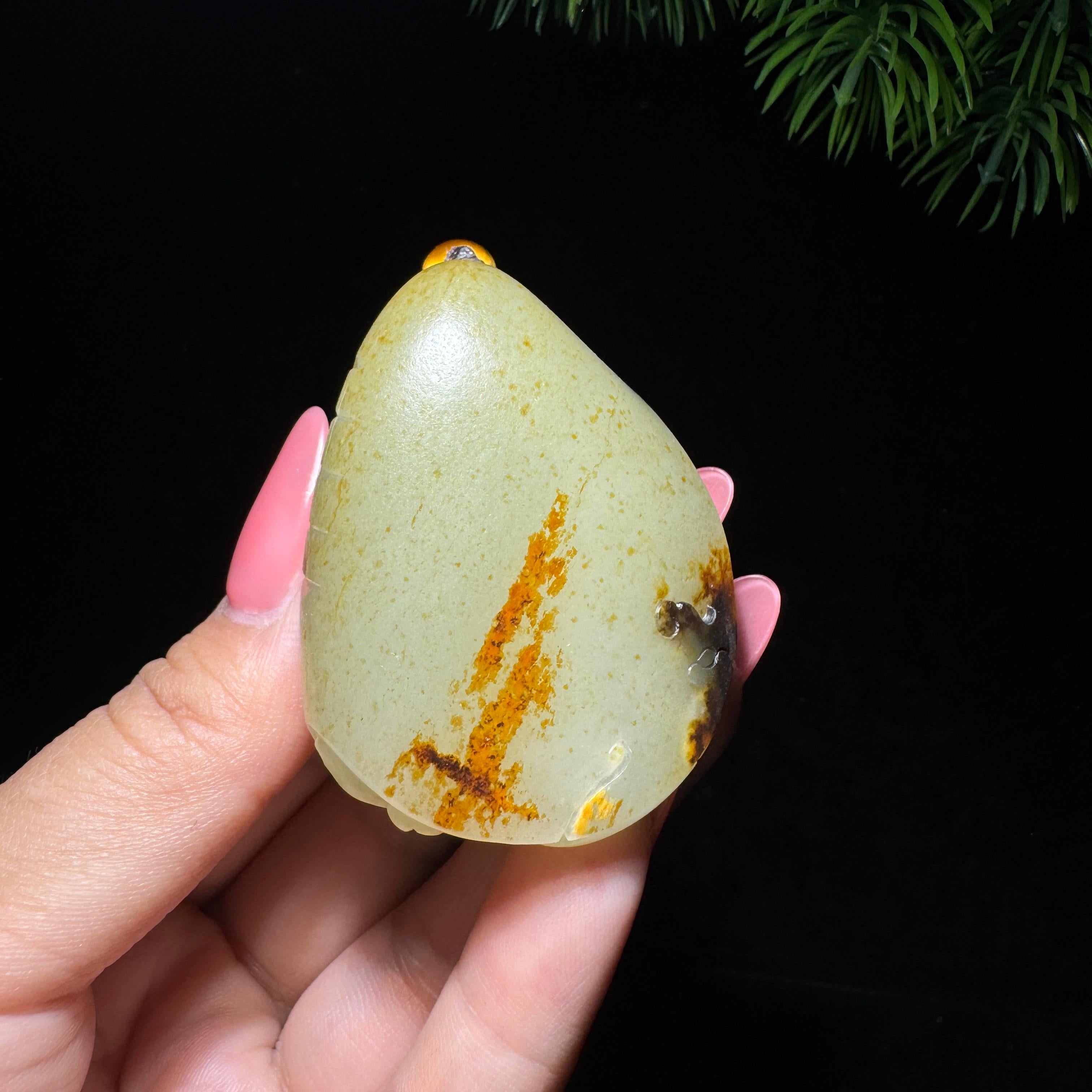 和田玉籽料龙（95.1g）