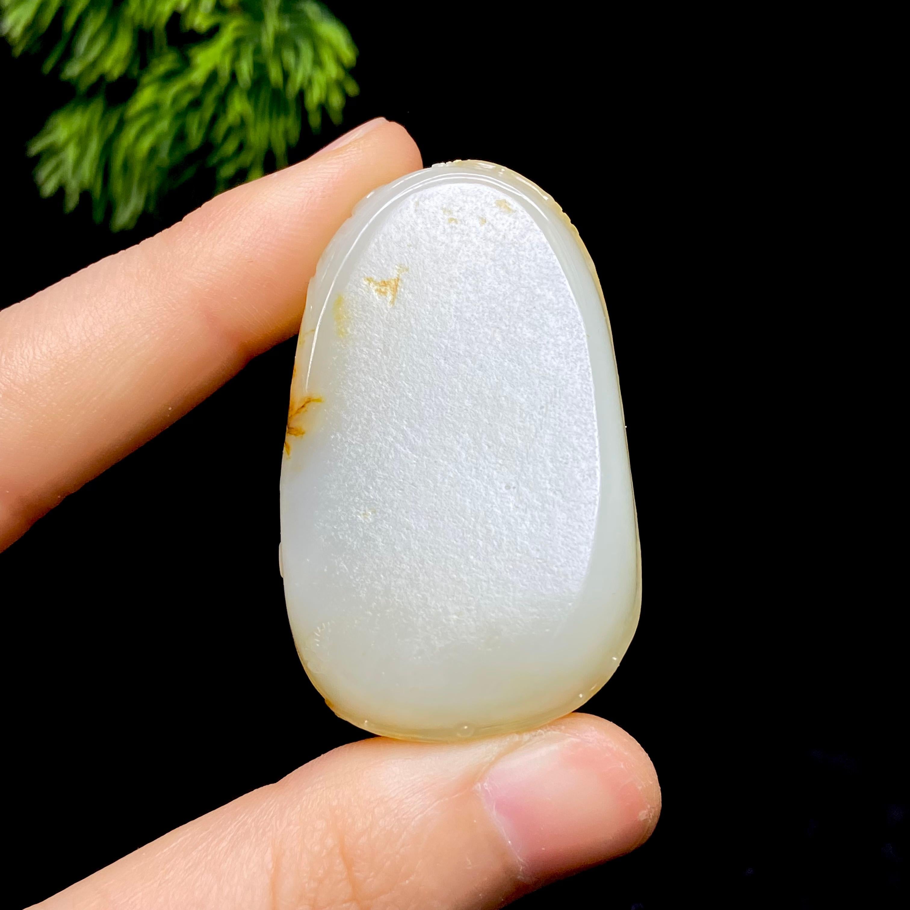 和田玉籽料喜事连连（53.7g）