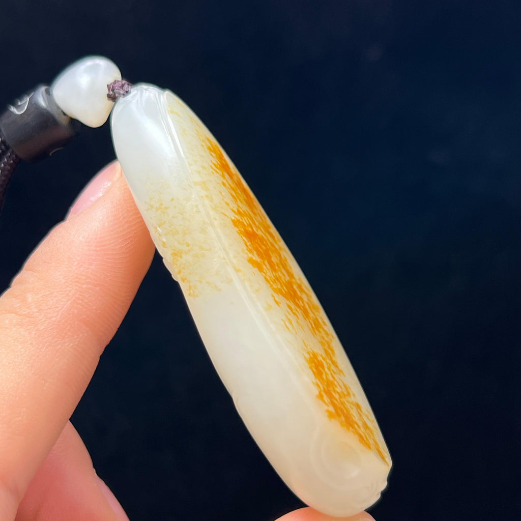 和田玉籽料守护平安牌（41.2g）