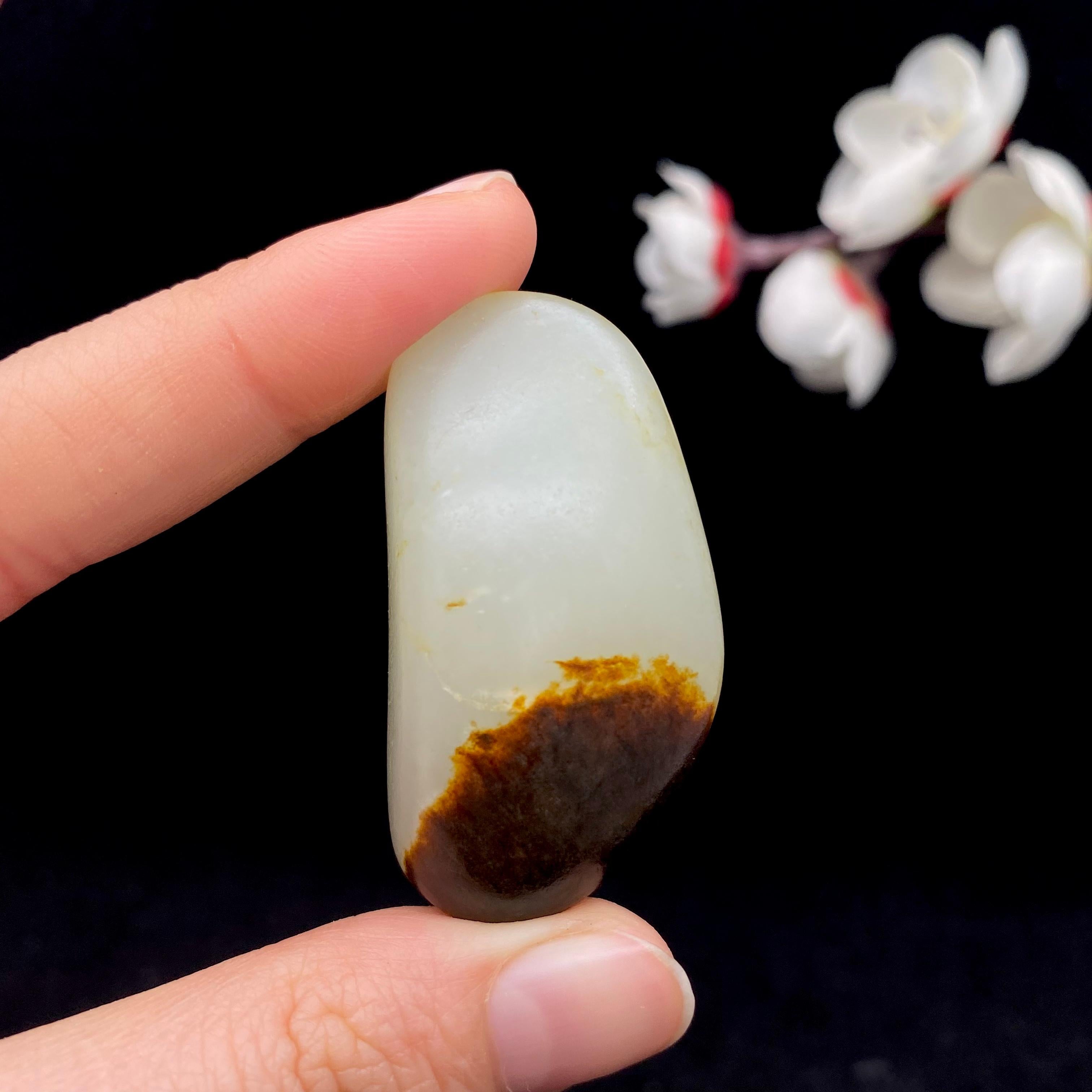 和田玉聚黄皮籽料（27.9g）