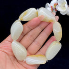 和田玉洒金皮籽料【精品手串】（119.1g）