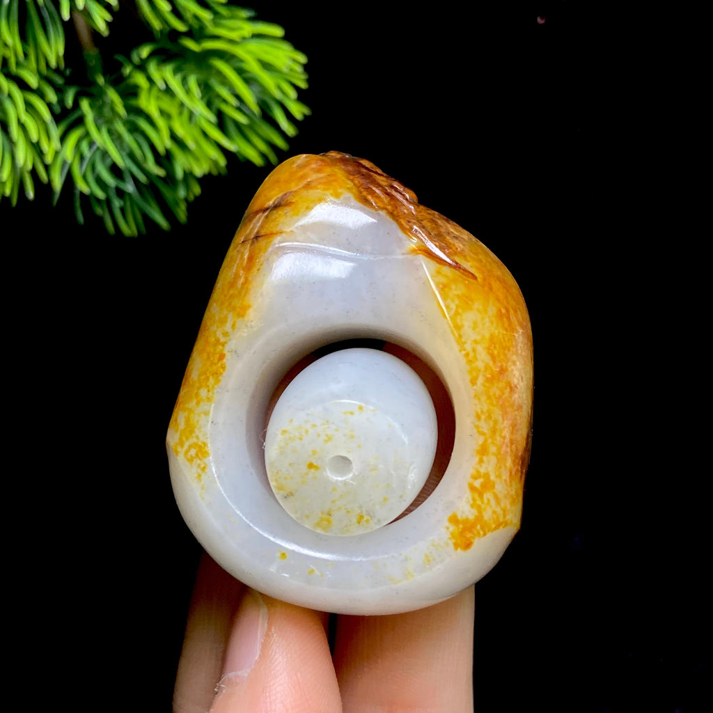 和田玉籽料扳指（71.1g）