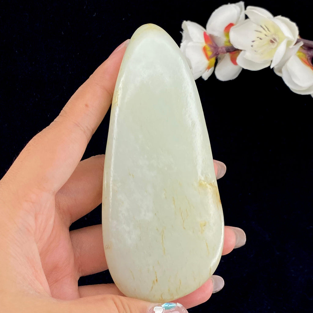 和田玉洒金皮籽料原石（218g）