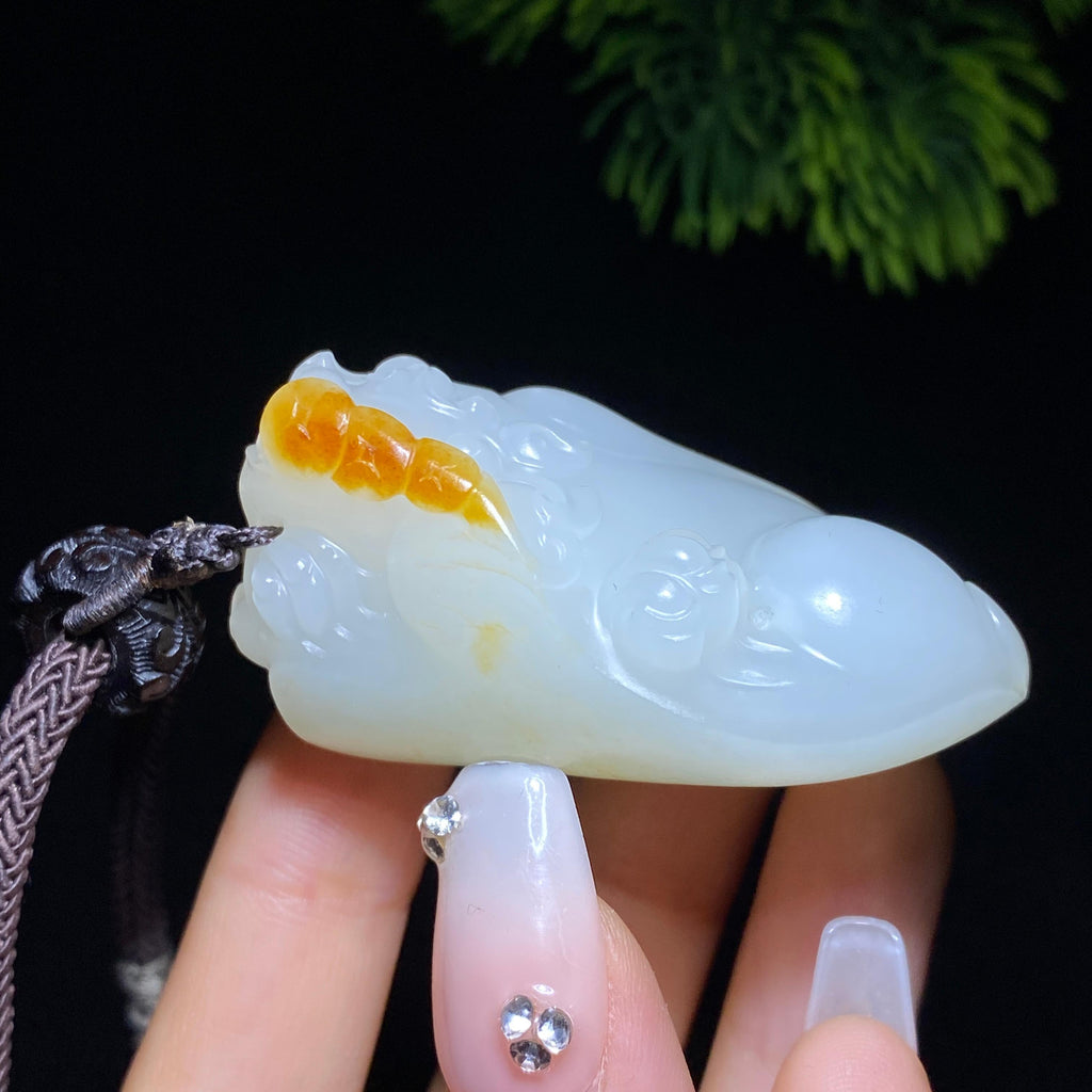 和田玉籽料龙龟（51.2g）