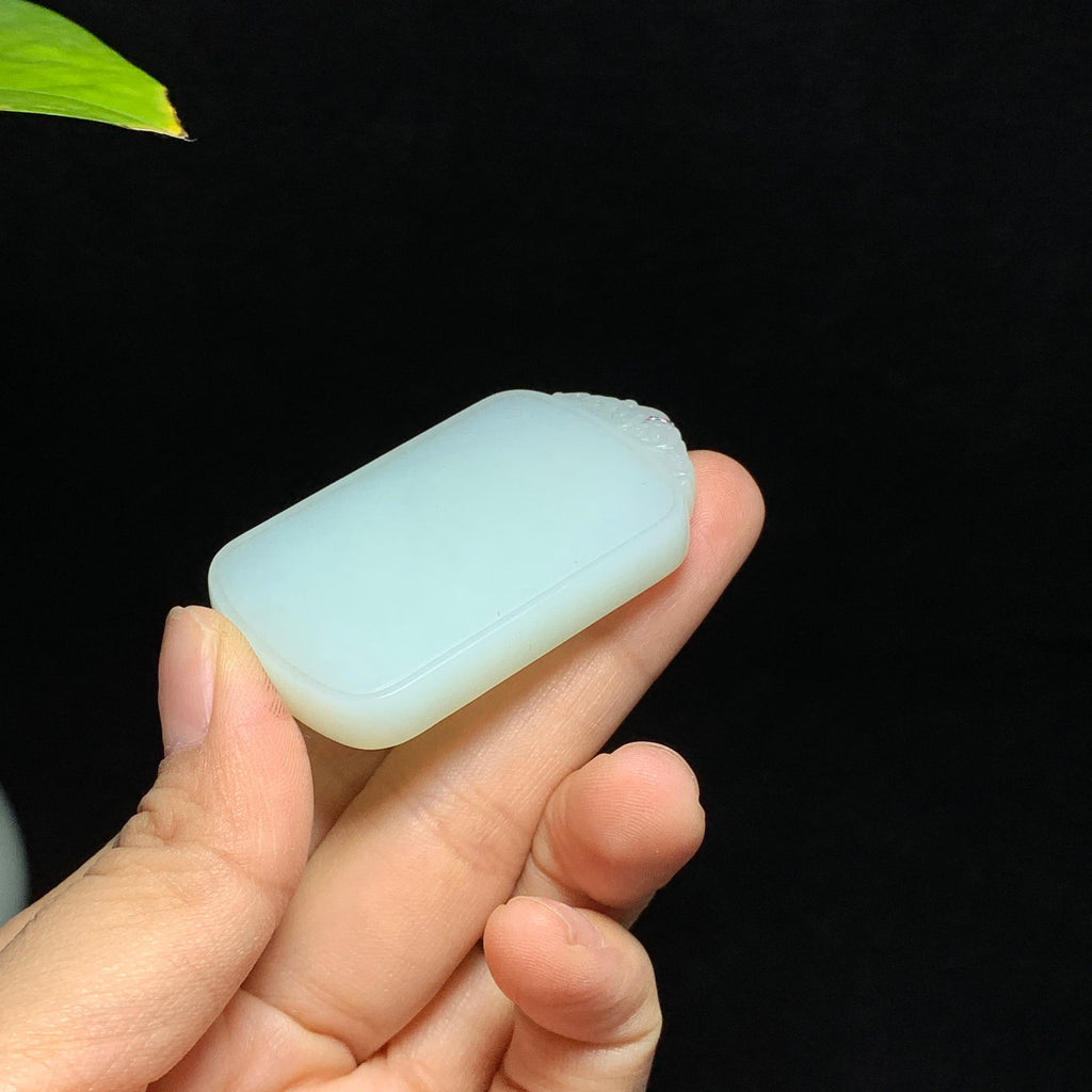 和田山料白玉无事牌挂件（32.2g）