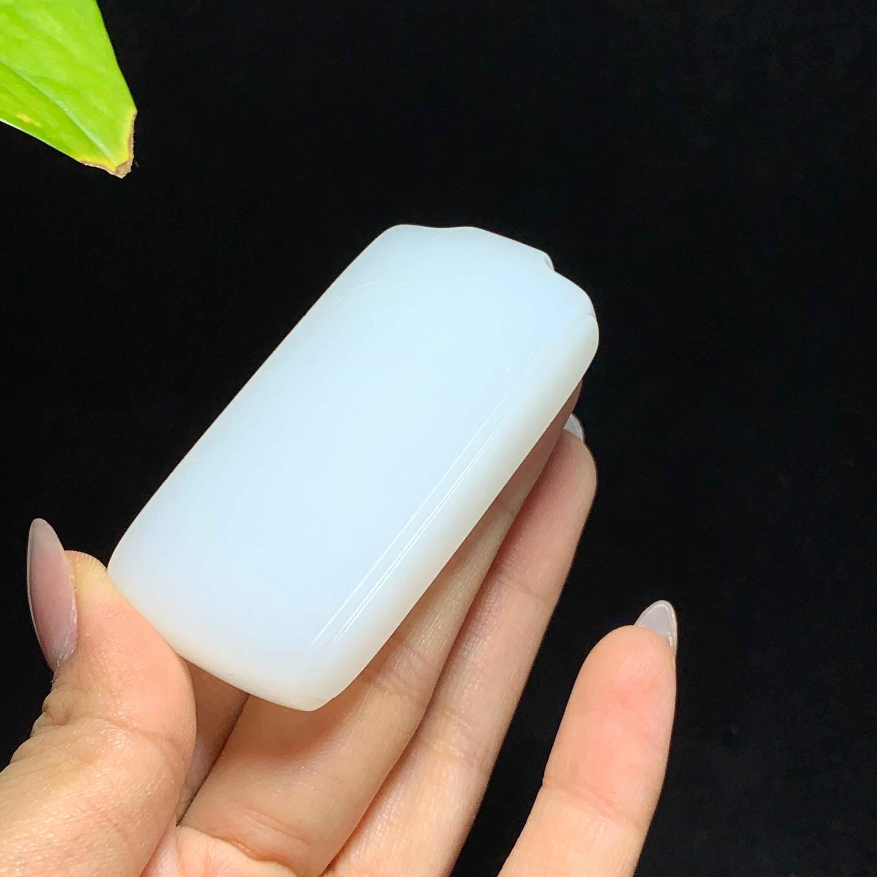 和田山料白玉无事牌挂件（70.9g）