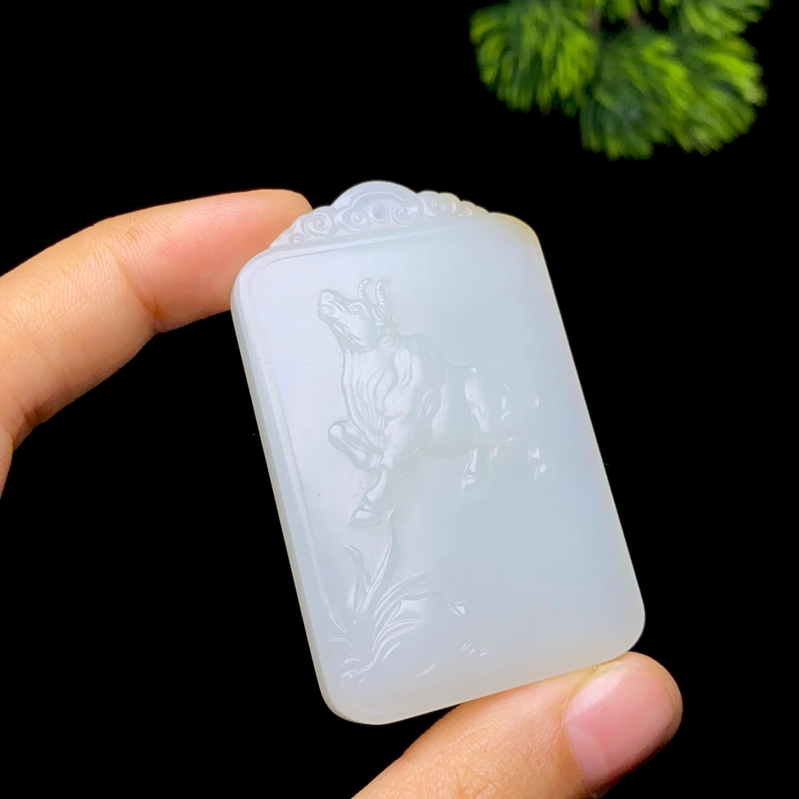和田玉糖白扭转乾坤（36.7g）