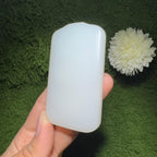 和田玉白玉平安无事牌（77.6g）