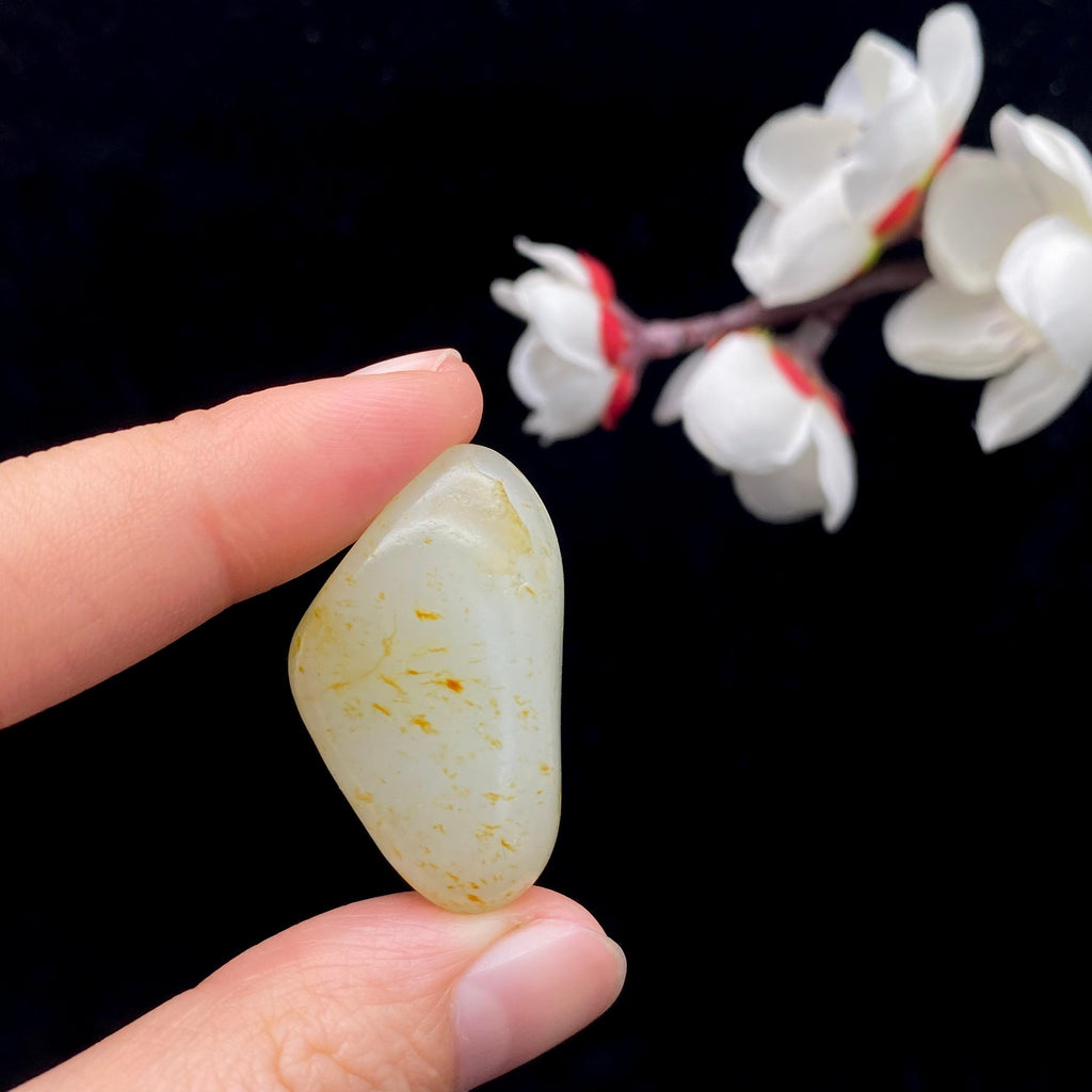 和田玉洒金皮籽料吊坠籽（14.2g）