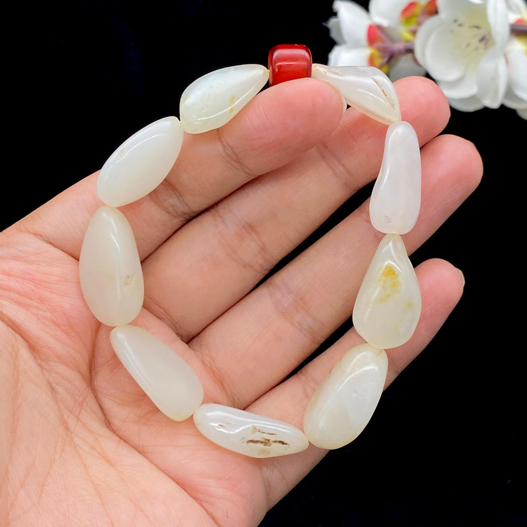 和田玉黄皮籽料【精品手串】（32.3g）