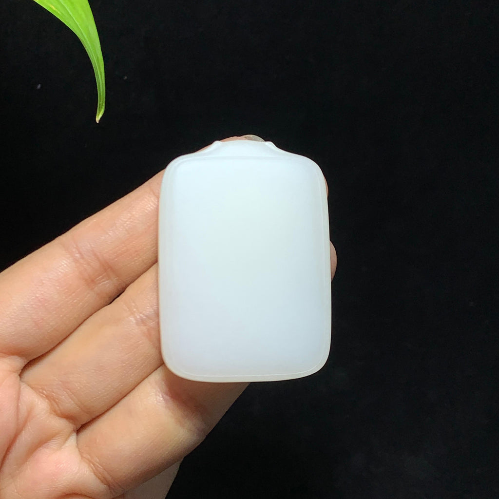 和田山料白玉无事牌挂件（49.4g）