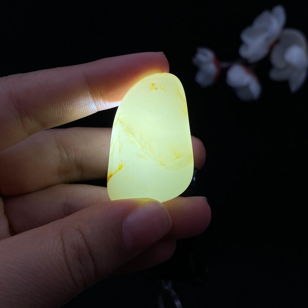 和田玉白玉籽料挂件（16.4g）
