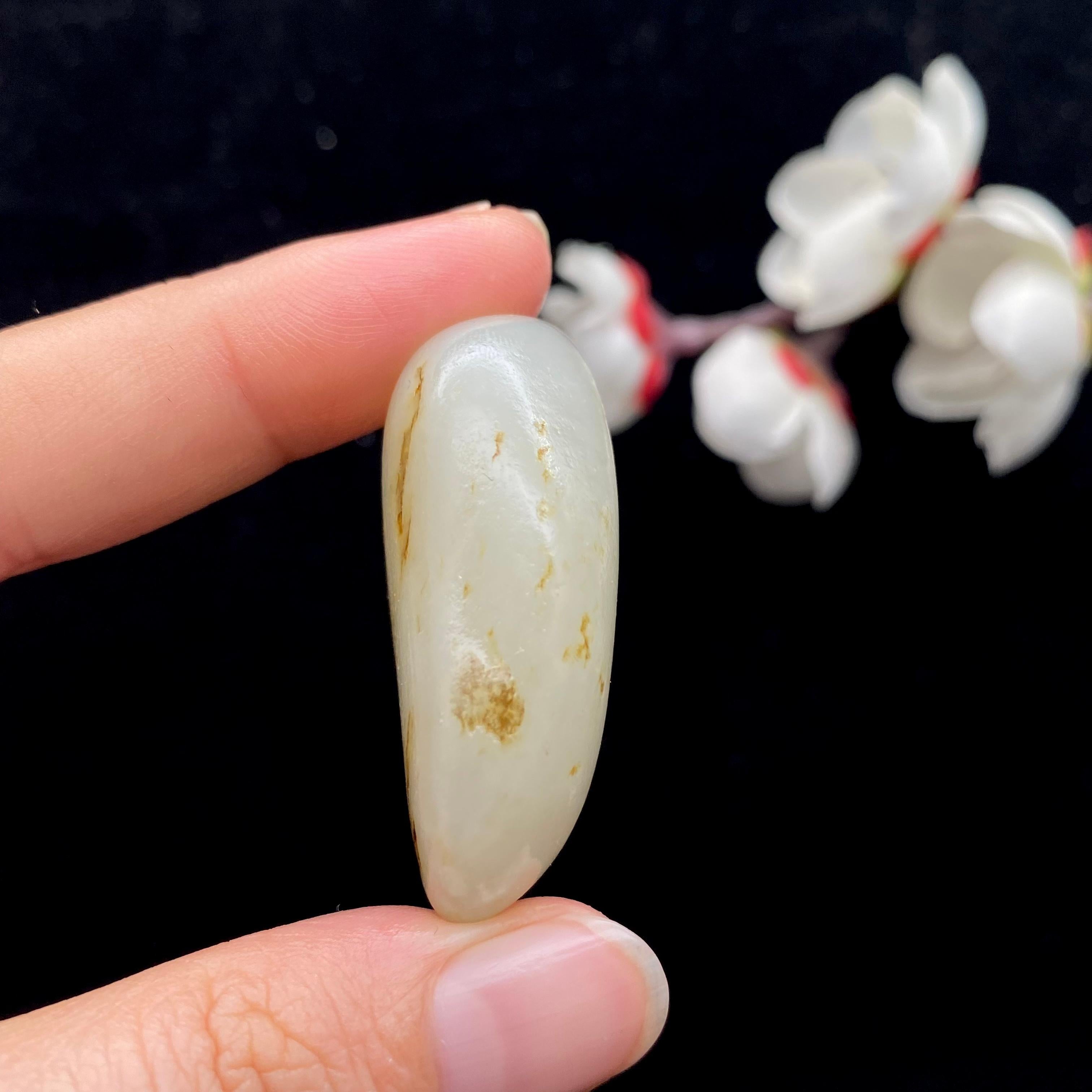 和田玉洒金皮籽料挂件（22.3g）