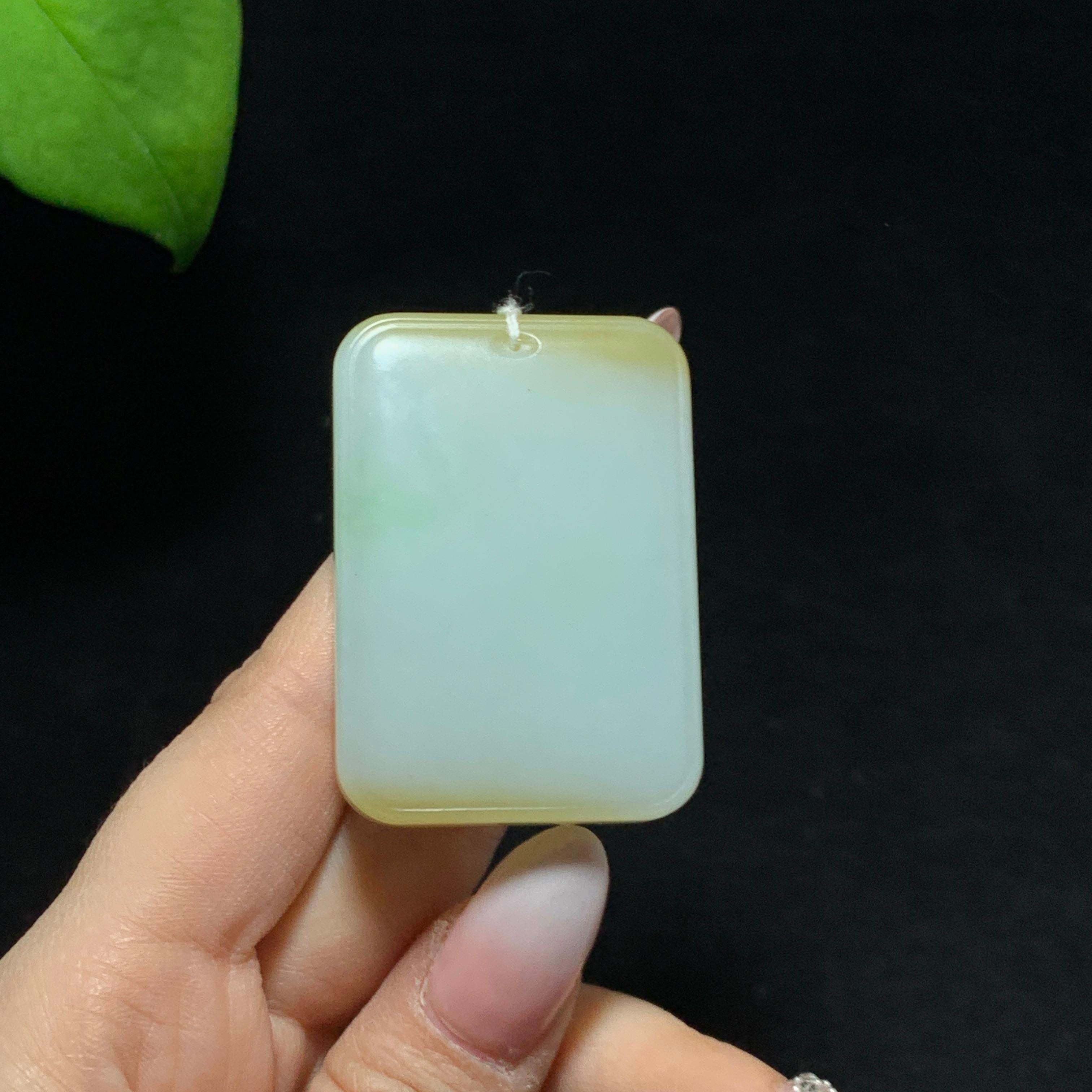 高品质新疆且末糖白玉生肖马挂件（58.2g）