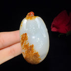 和田玉籽料挂件大日如来（57.8g）