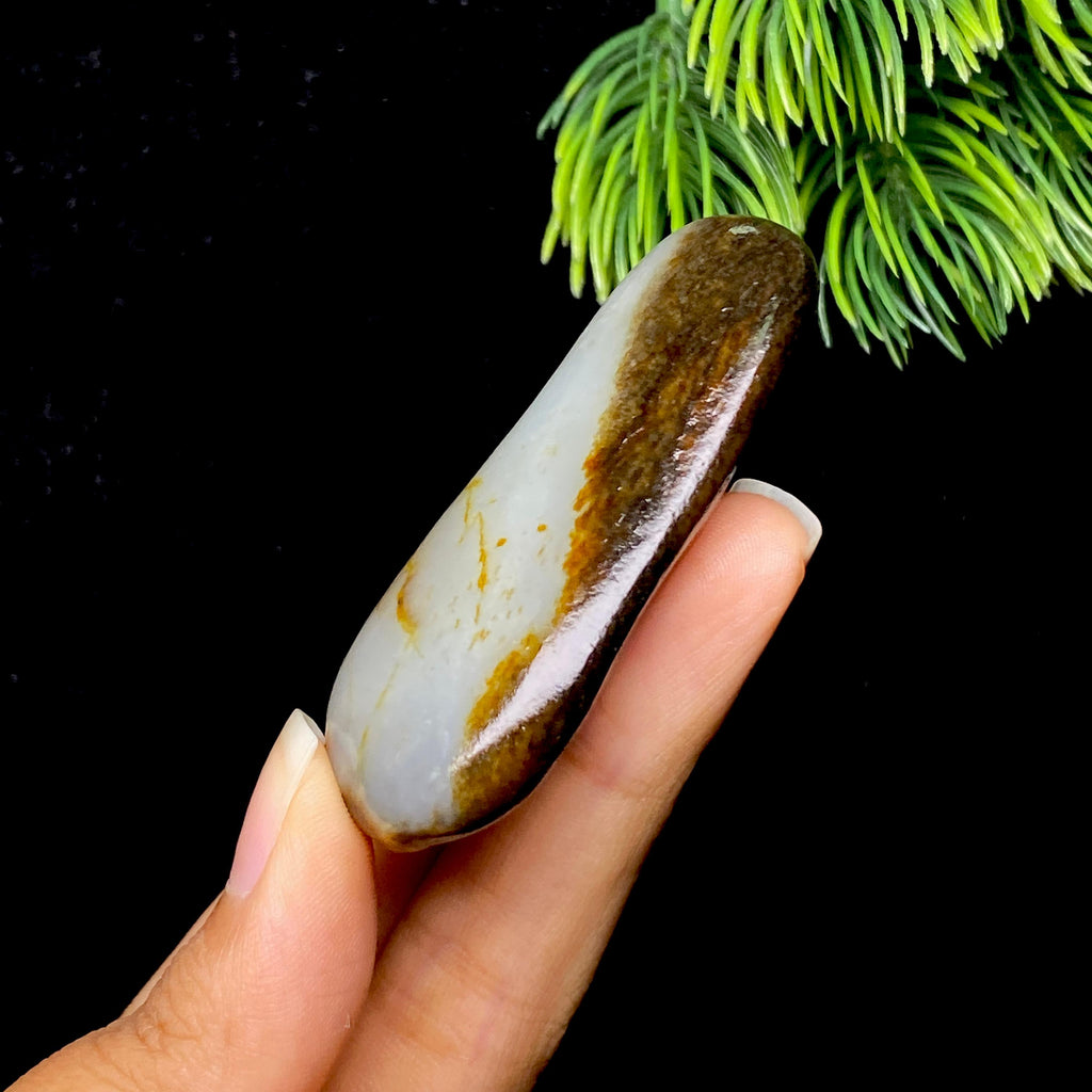 和田玉秋梨皮白肉籽料（42.8g）
