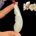 和田玉白玉籽料【文殊菩萨】（80g）