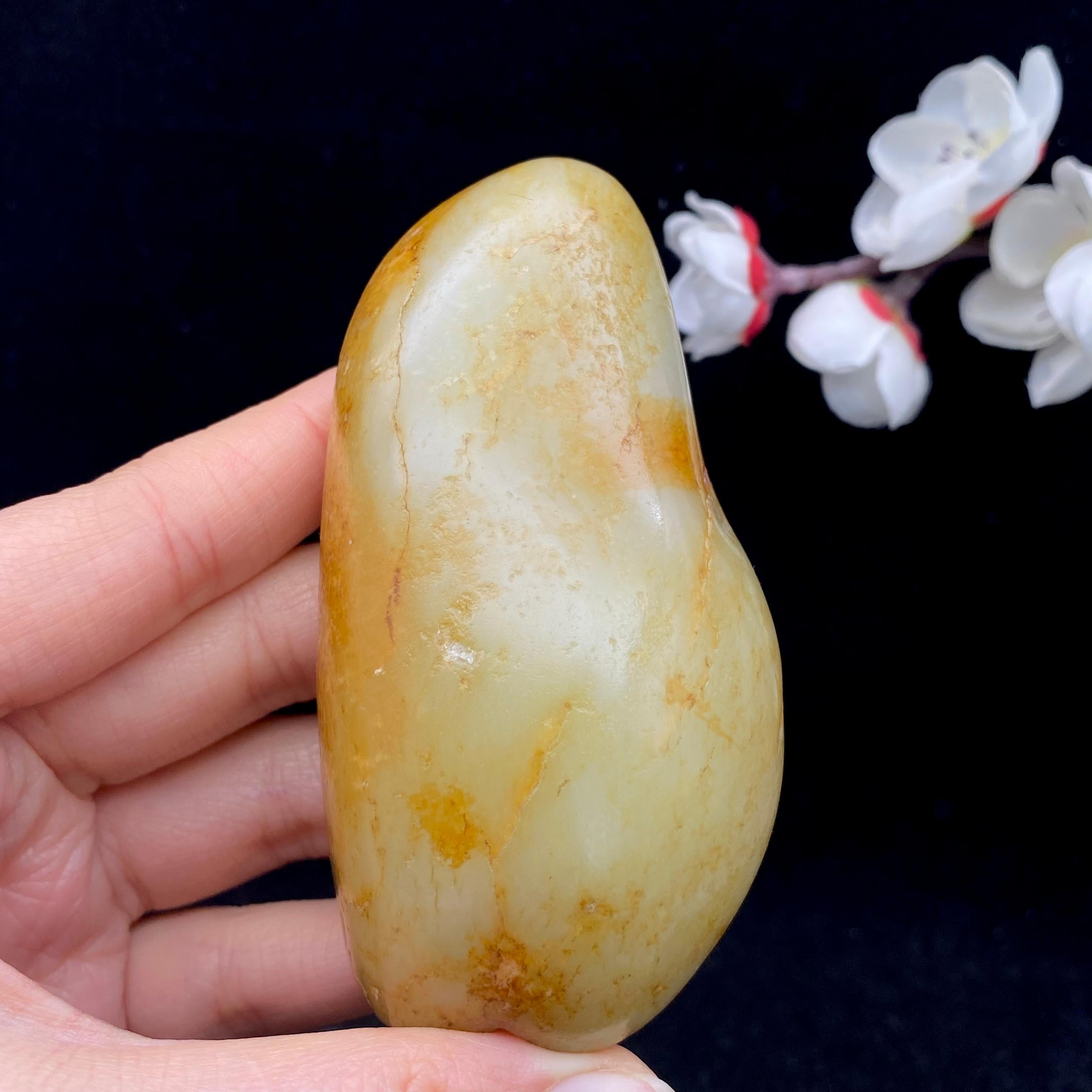 和田玉聚黄皮籽料（201.5g）