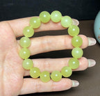 新疆和田玉若羌黄口圆珠手串（40.5g）