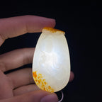 和田玉白玉籽料【坐观音】（44.4g）