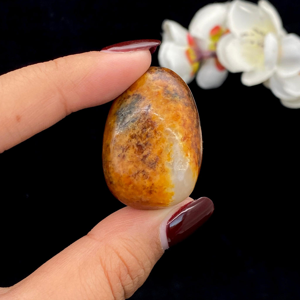 和田玉红沁皮籽料原石（26.3g）