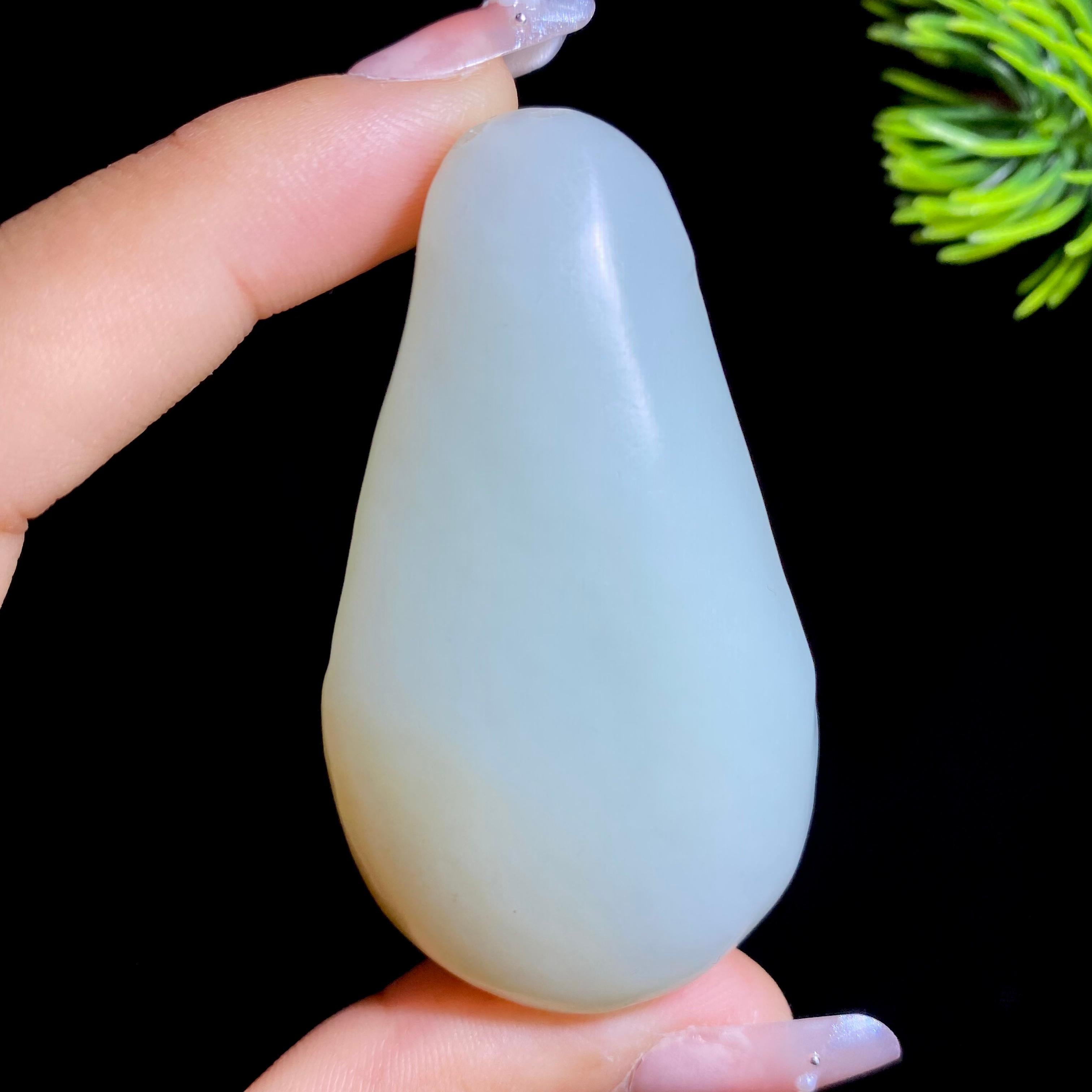 和田玉糖白佛公12403010313（59.3g）