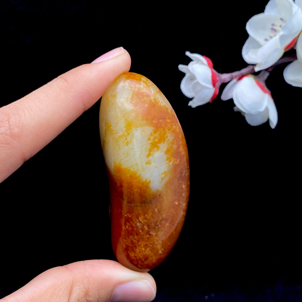 和田玉红沁皮籽料原石（79.1g）