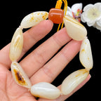 和田玉洒金皮籽料【精品手串】（62.5g）