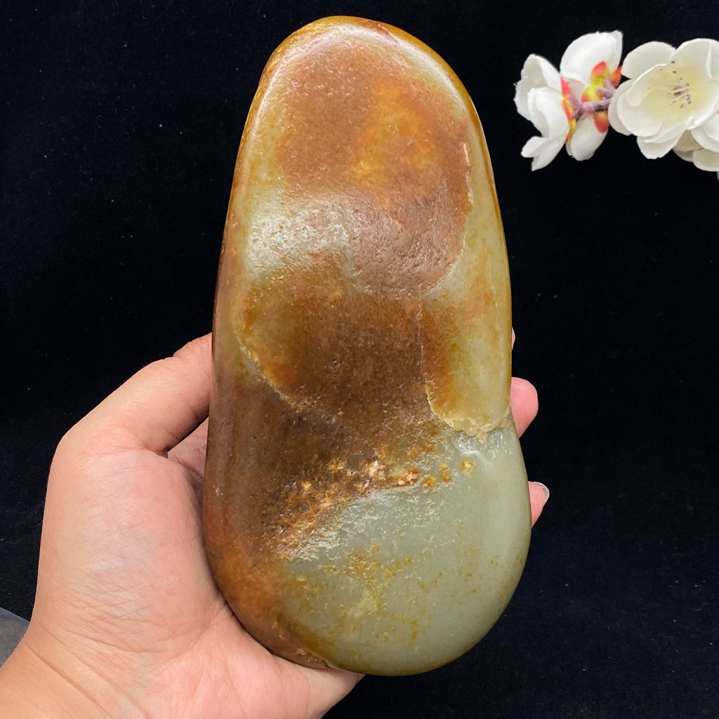 和田玉聚红皮籽料（1007g）