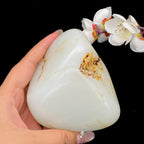 和田玉洒金皮籽料原石（623.8g）