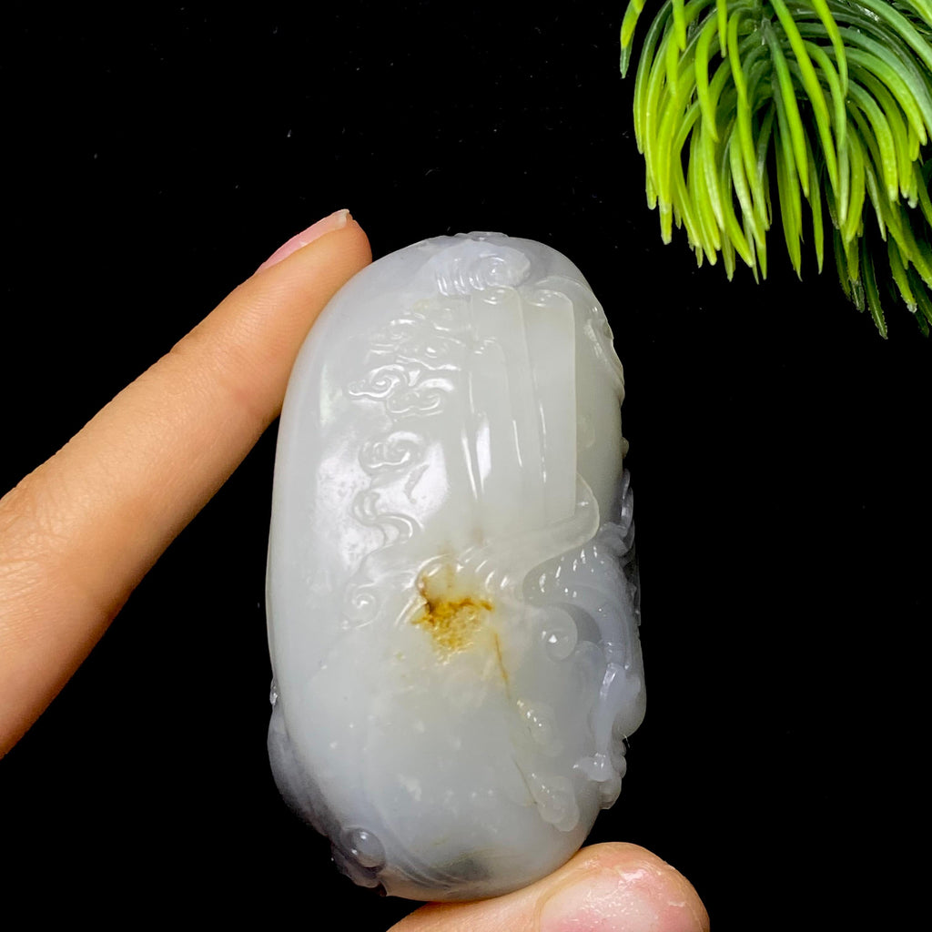 和田玉籽料青花事事如意（100.6g）