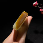 传承精品糖白玉无事牌（85.5g）