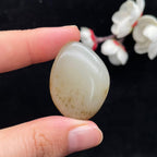 和田玉秋梨皮籽料吊坠籽（14.2g）