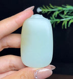 和田玉糖白福在眼前平安无事牌（47.3g）