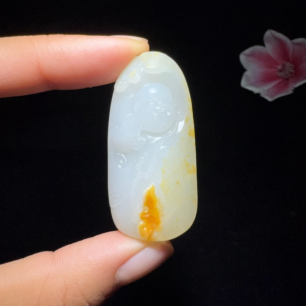 和田玉籽料佛公（19.7g）