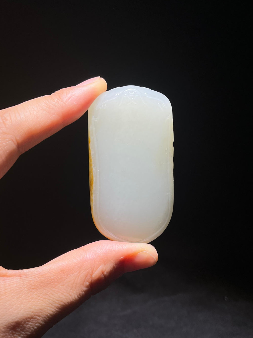 和田籽料无事牌（69.5g）