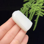 和田玉羊脂白玉平安无事牌（25.8g）