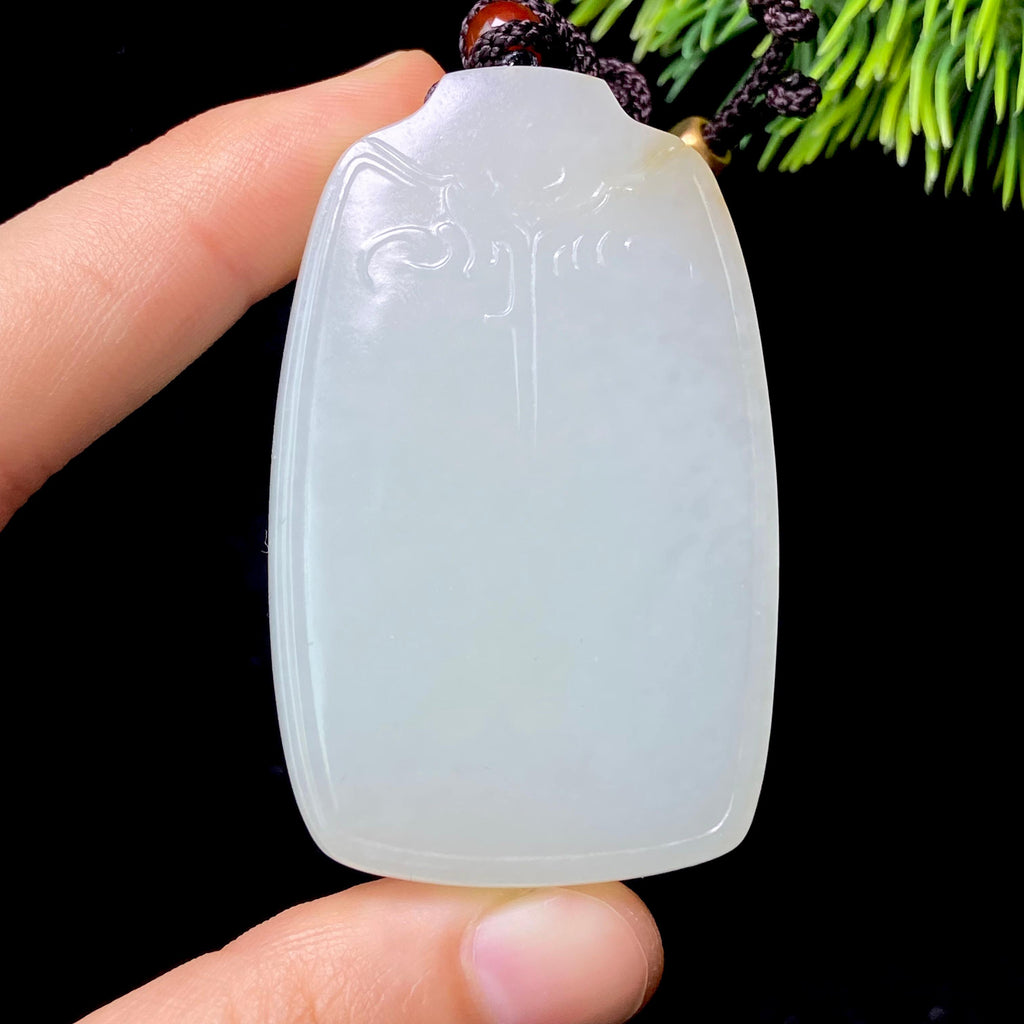 和田玉籽料无事牌（61.8g）
