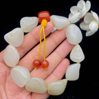 和田玉白玉籽料【精品手串】（56.6g）